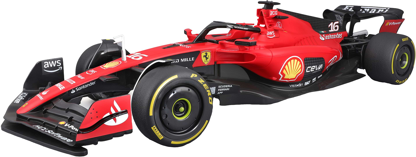 Радіокерована машинка Maisto Tech Formula RC SF-23 #16 Charles Leclerc (82771 red)